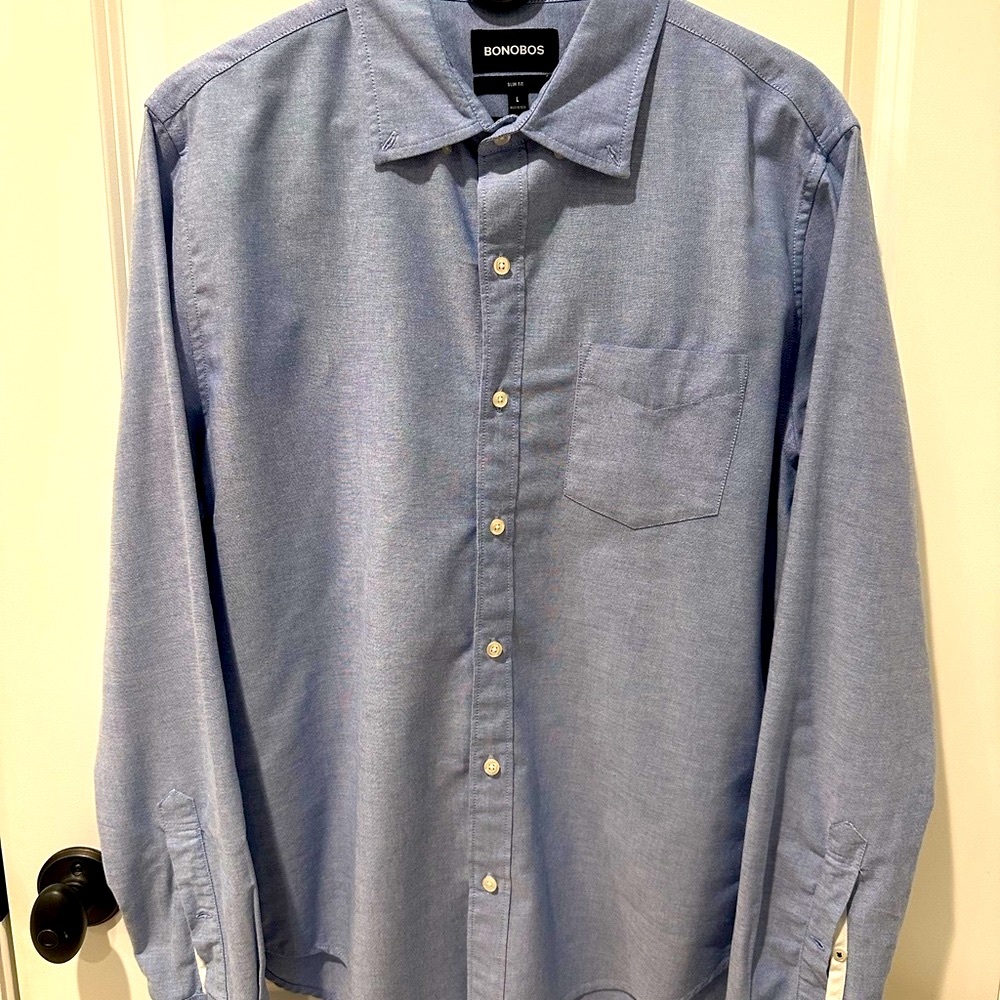 Bonobos Men's Blue Oxford Shirt